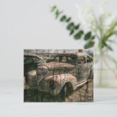 Carte Postale Rousty Retro Car Vintage (Debout devant)