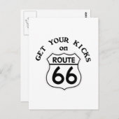 Carte Postale route66 (Devant / Derrière)