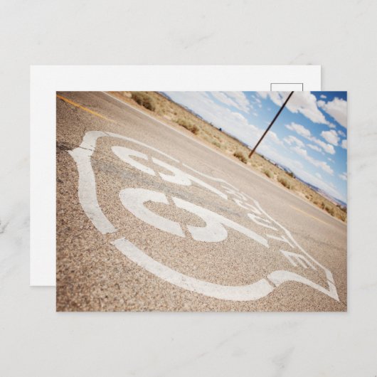 Carte Postale Route66 (Devant / Derrière)