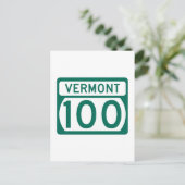 Carte Postale Route 100, Vermont, USA (Debout devant)