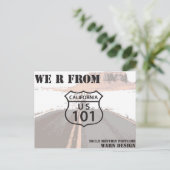 Carte Postale Route 101 (Debout devant)