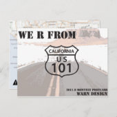 Carte Postale Route 101 (Devant / Derrière)