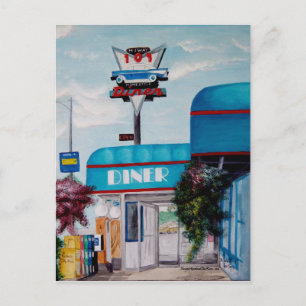 Carte Postale Route 101 Diner