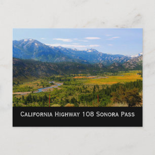 Carte Postale Route 108 Sonora Pass