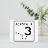 Carte Postale Route 3 de l'Alaska (Debout devant)