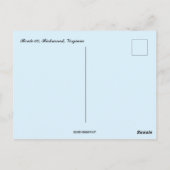 Carte Postale Route 60 Richmond Virginie (Dos)