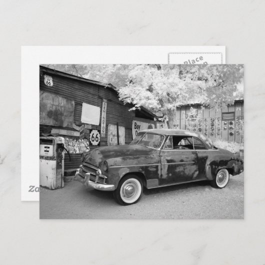 Carte Postale Route 66 (Devant / Derrière)