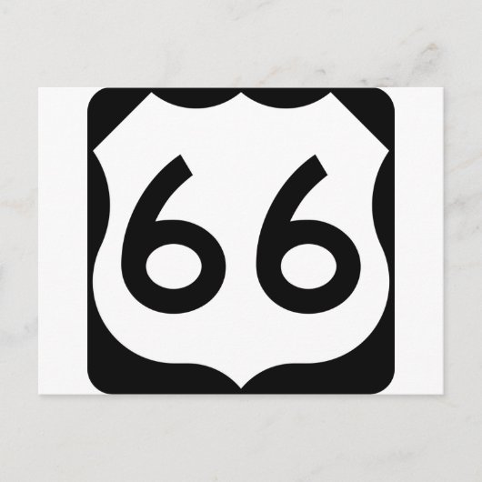 Carte Postale Route 66 (Devant)
