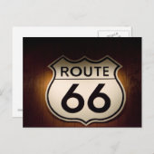 Carte postale Route 66 (Devant / Derrière)