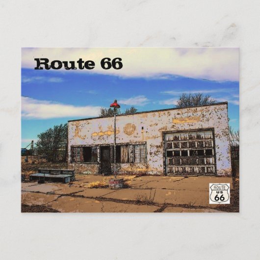 Carte postale Route 66 (Devant)