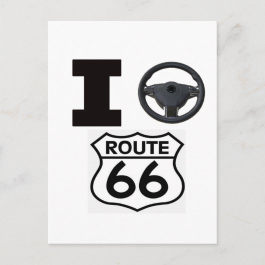 Carte Postale Route 66 (Devant)
