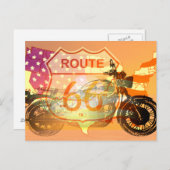 Carte Postale Route 66 (Devant / Derrière)