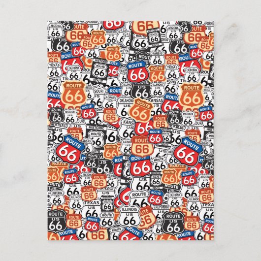 Carte Postale Route 66 (Devant)