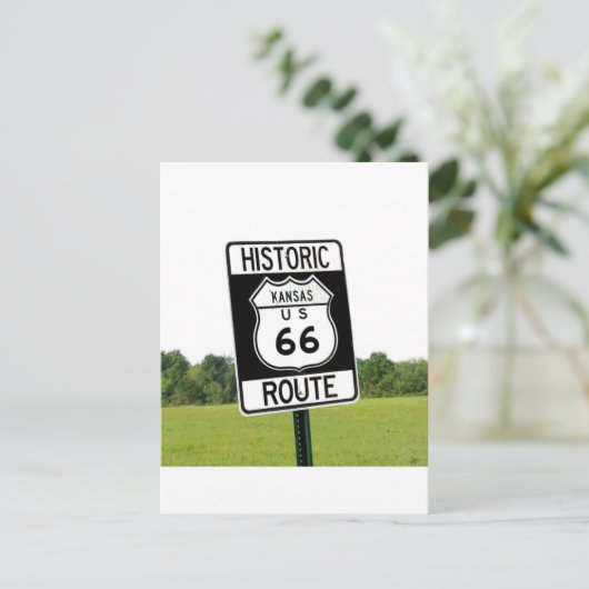 Carte Postale Route 66 (Debout devant)