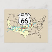 Carte Postale Route 66 (Devant)