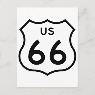 Carte Postale Route 66
