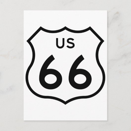 Carte Postale Route 66 (Devant)