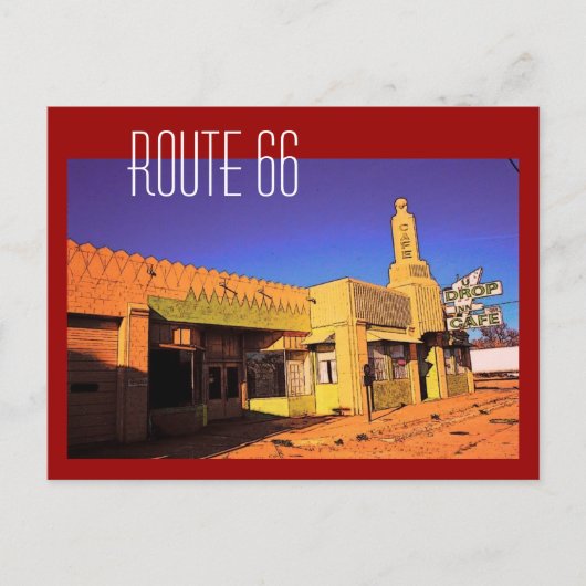 Carte postale Route 66 (Devant)