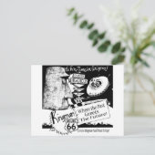 Carte Postale Route 66 Alien UFO (Debout devant)