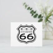 Carte postale Route 66 Anniversaire (Debout devant)