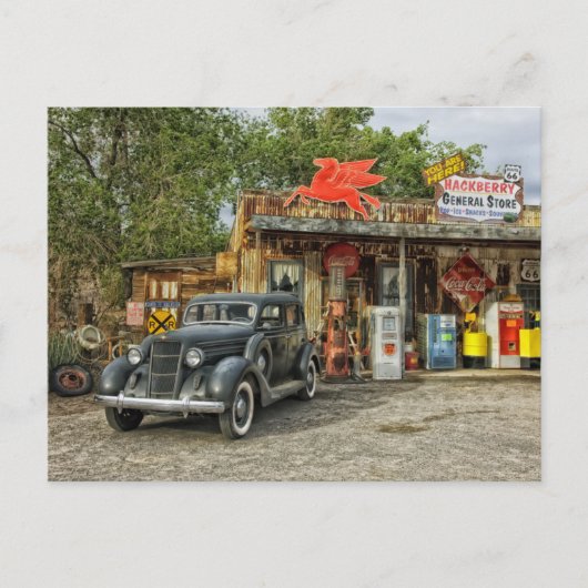 Carte Postale Route 66 Arizona grand magasin (Devant)