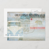 Carte Postale Route 66 Californie (Devant / Derrière)