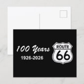 Carte Postale Route 66 centenaire (Devant / Derrière)