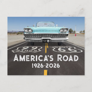 Carte Postale Route 66 centenaire