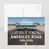 Carte Postale Route 66 centenaire (Devant / Derrière)