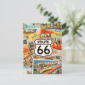 Carte Postale  Route 66 Colorful Postcard (Debout devant)