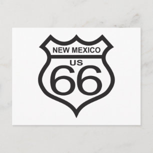 Carte Postale Route 66 du Nouveau-Mexique