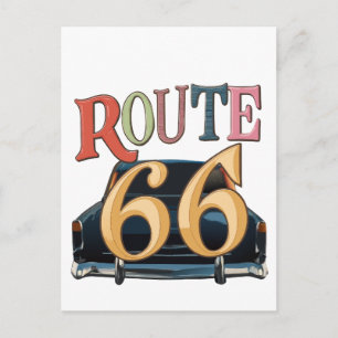 Carte Postale route 66-États-Unis