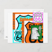 Carte Postale Route 66 Kingman Giganticus Headicus AZ (Devant / Derrière)