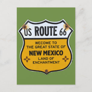 Carte Postale Route 66 New Mexico Travel