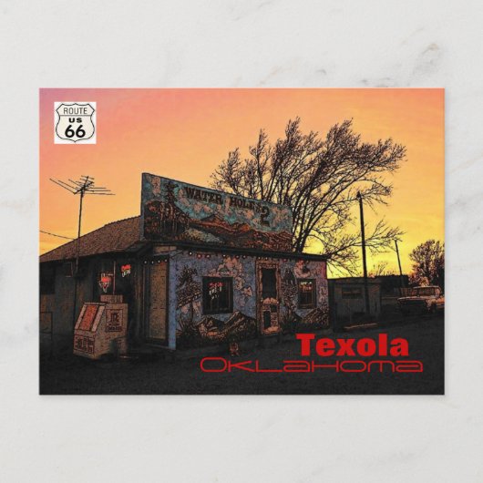 Carte postale Route 66 (OK) (Devant)