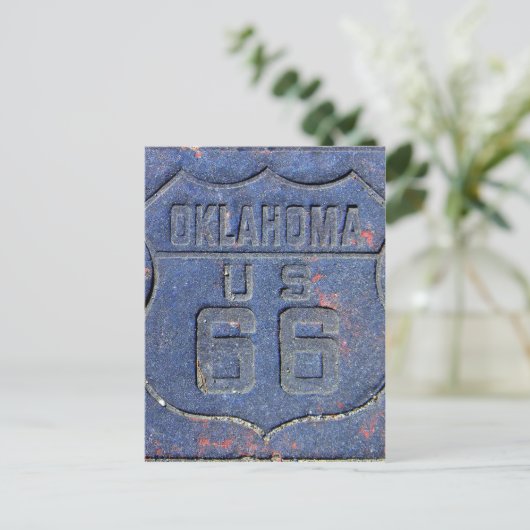 Carte Postale Route 66 Oklahoma (Debout devant)