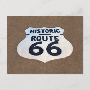 Carte Postale Route 66 Pavement Signal, Springfield, Illinois