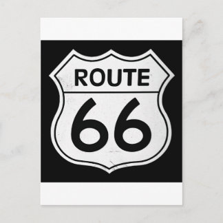 Carte Postale Route 66 sign