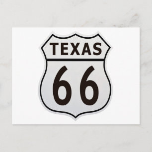 Carte Postale Route 66 Texas