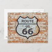 Carte Postale Route 66 Travel (Devant / Derrière)