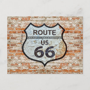Carte Postale Route 66 Travel