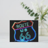 Carte postale Route 66 vintage (Debout devant)