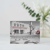 Carte Postale Route 66 Winslow Arizona Red Splash Photo (Debout devant)