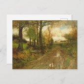 Carte Postale Route à travers les bois (Devant / Derrière)