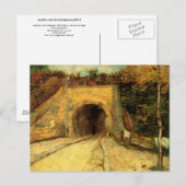 Carte Postale Route avec métro et Viaduc Van Gogh Art (Devant / Derrière)
