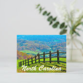 Carte Postale route carolina-bleu (Debout devant)