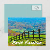 Carte Postale route carolina-bleu (Devant / Derrière)
