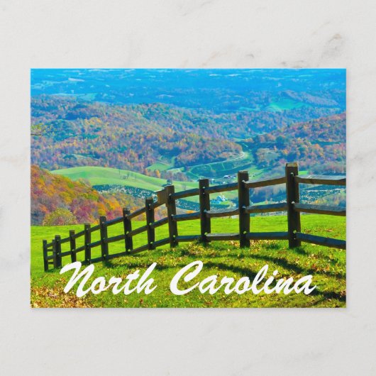 Carte Postale route carolina-bleu (Devant)