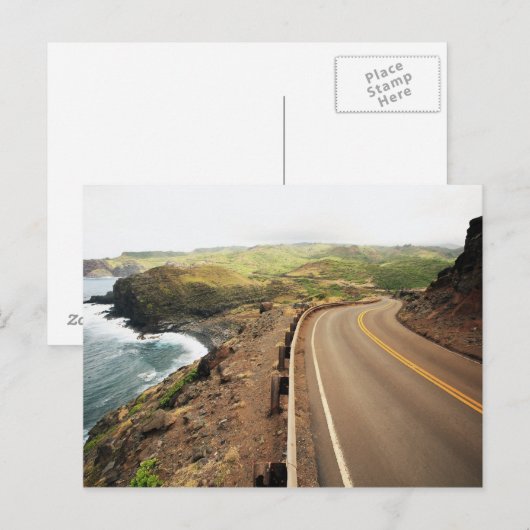 Carte Postale Route côtière (Devant / Derrière)