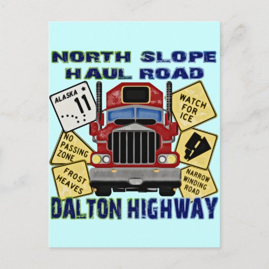Carte Postale Route Dalton (Devant)